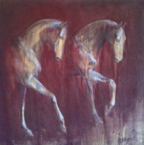 Peinture-chevaux